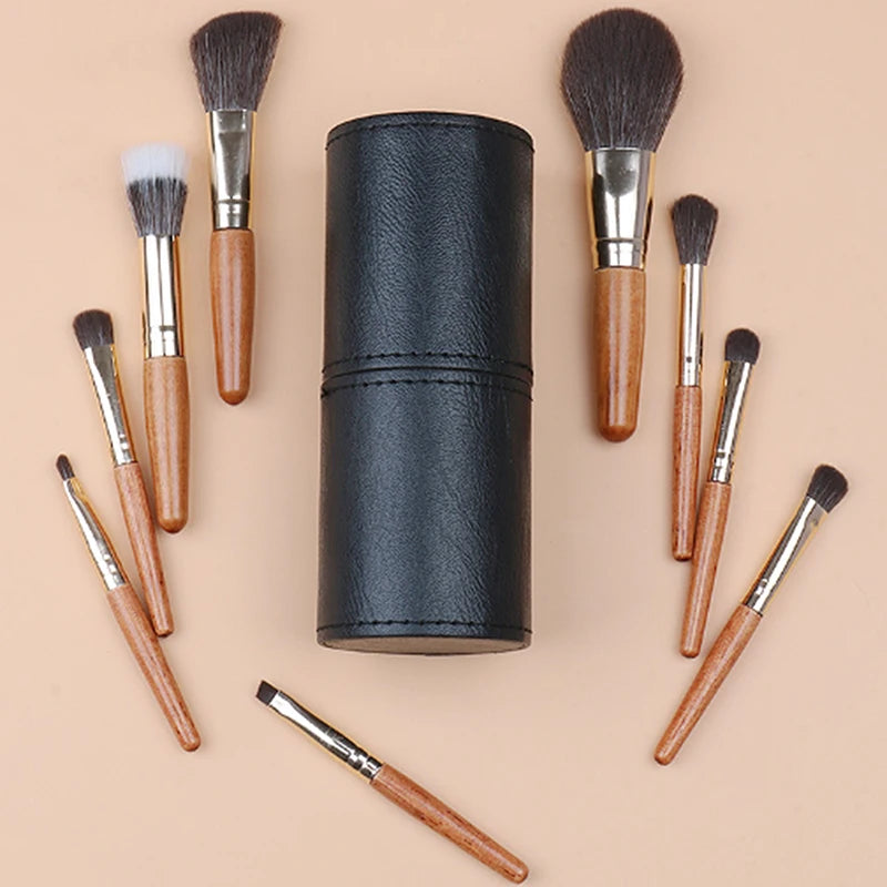 Portable Makeup Brush Holder With Lid