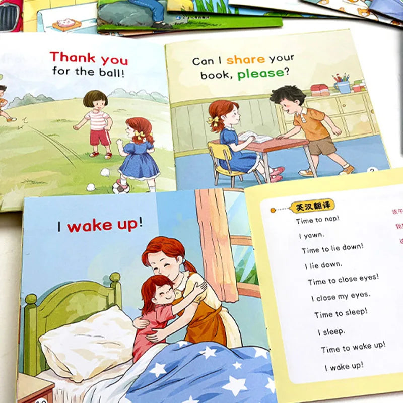 20 Books Set Children English Enlightenment Picture Books