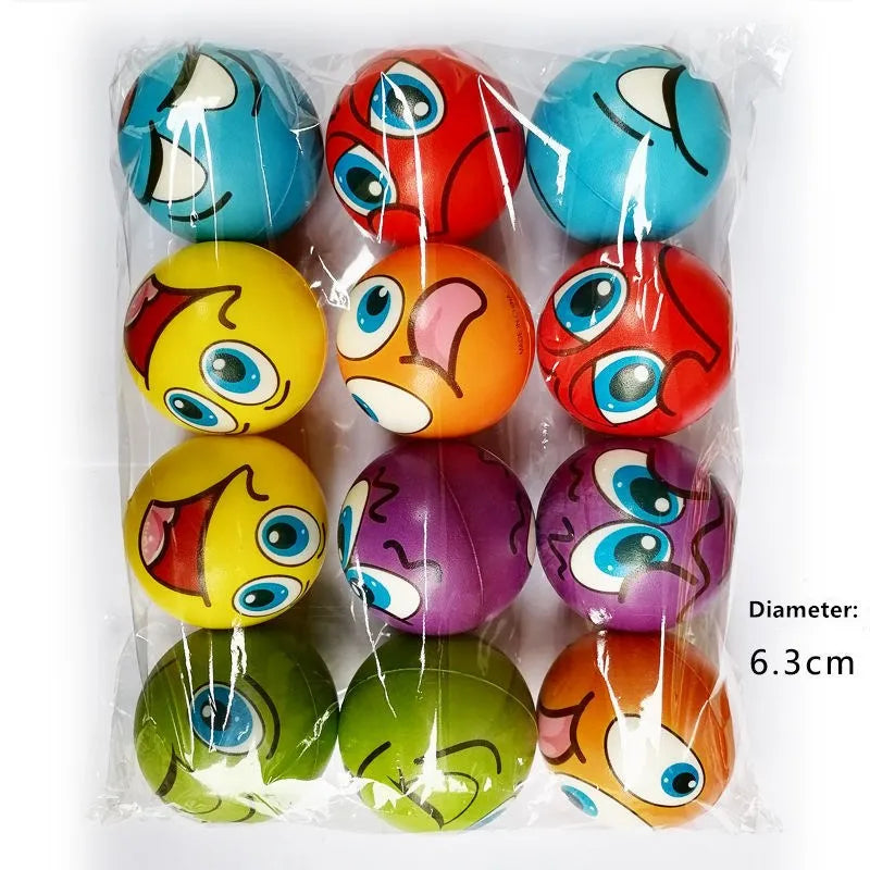 12Pcs Anti Stress Ball Relief