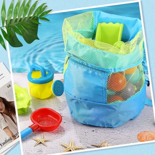 Kids Foldable Mesh Beach Bag