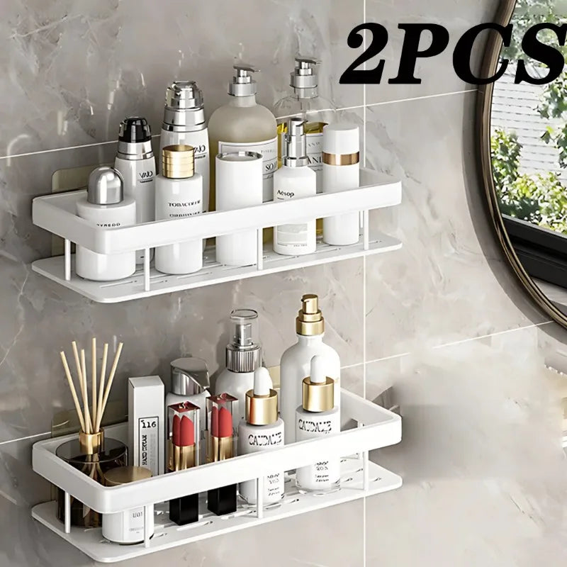 2Pcs Bathroom Shelf Kitchen Storage Organizer