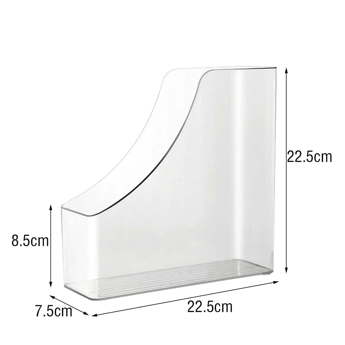 Clear Acrylic Magazine Holder & Document Organizer Rack