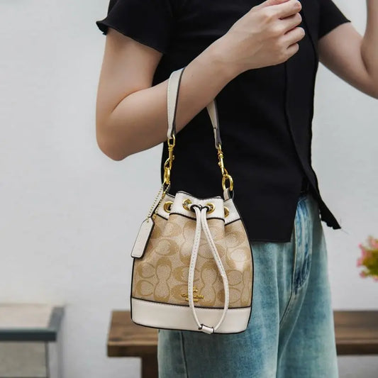 Women’s Printed Bucket Shoulder Bag