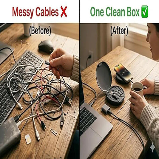 Universal Multi-Port Charging Adapter Cable Kit