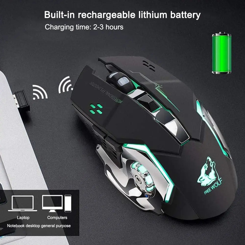 Wireless Rechargeable Gaming Mouse