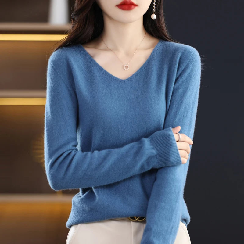 100% Pure Wool Cashmere Sweater