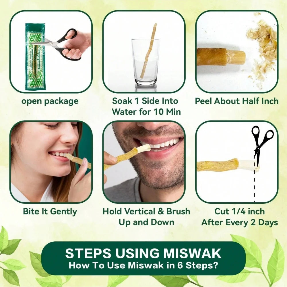 Ultra-Thin Natural Toothbrush Stick