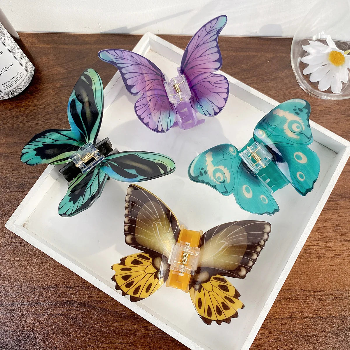 Muweordy Simulation Butterfly Hair Claw Clip