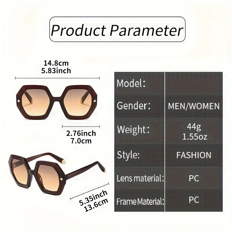 Retro Polygon Sunglasses