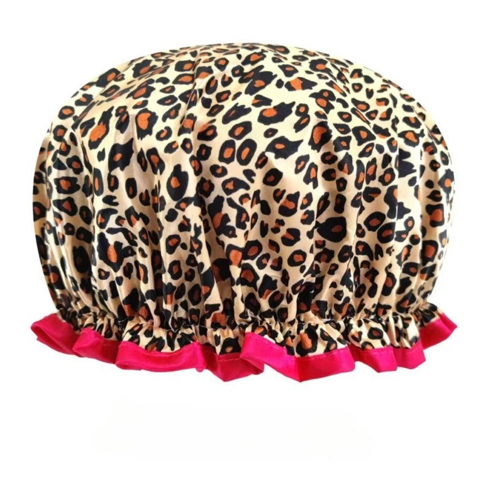 Waterproof Reusable Shower Cap for Women