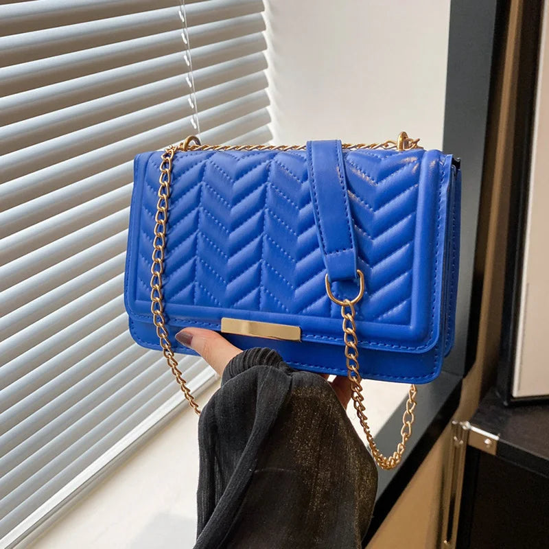 Striped Women's Shoulder Bag