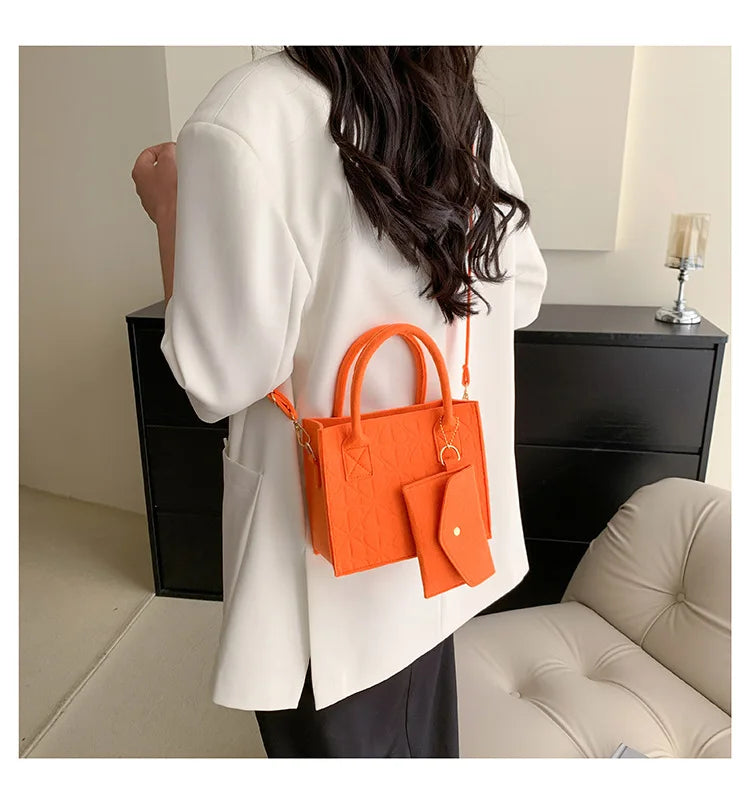 Shoulder Diagonal Two-Piece Bag