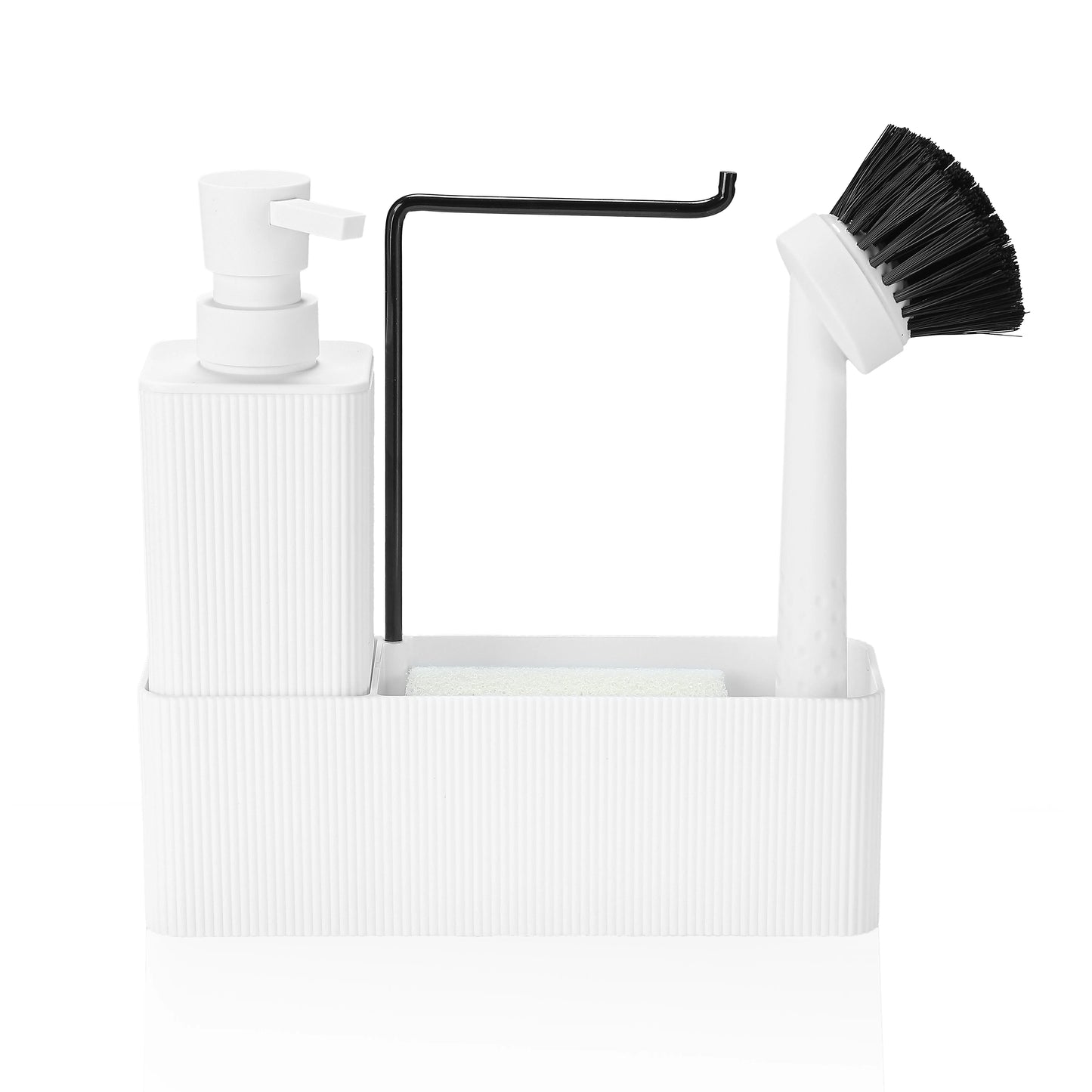Matte Black Kitchen Soap Dispenser Set