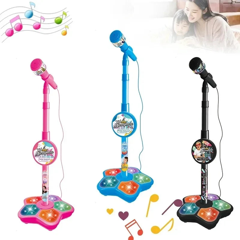 Kids Microphone Karaoke with Stand