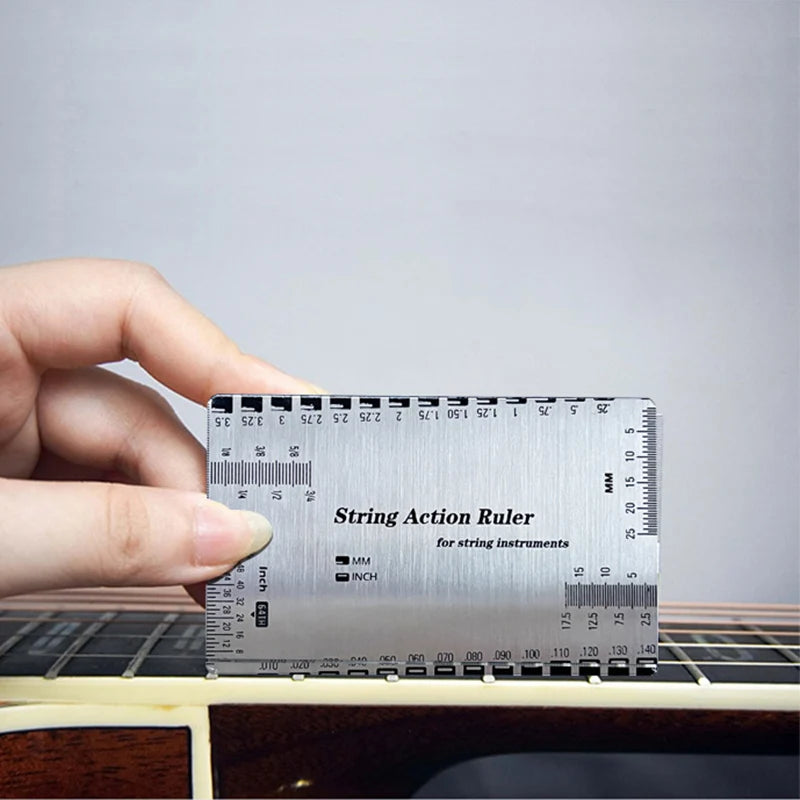 Electric Guitar String Distance Ruler