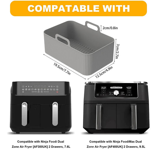 Air Fryer Silicone Liner Basket Set