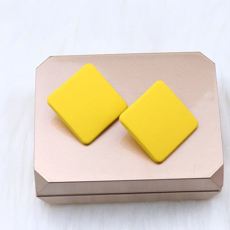 Acrylic Square Stud Earrings