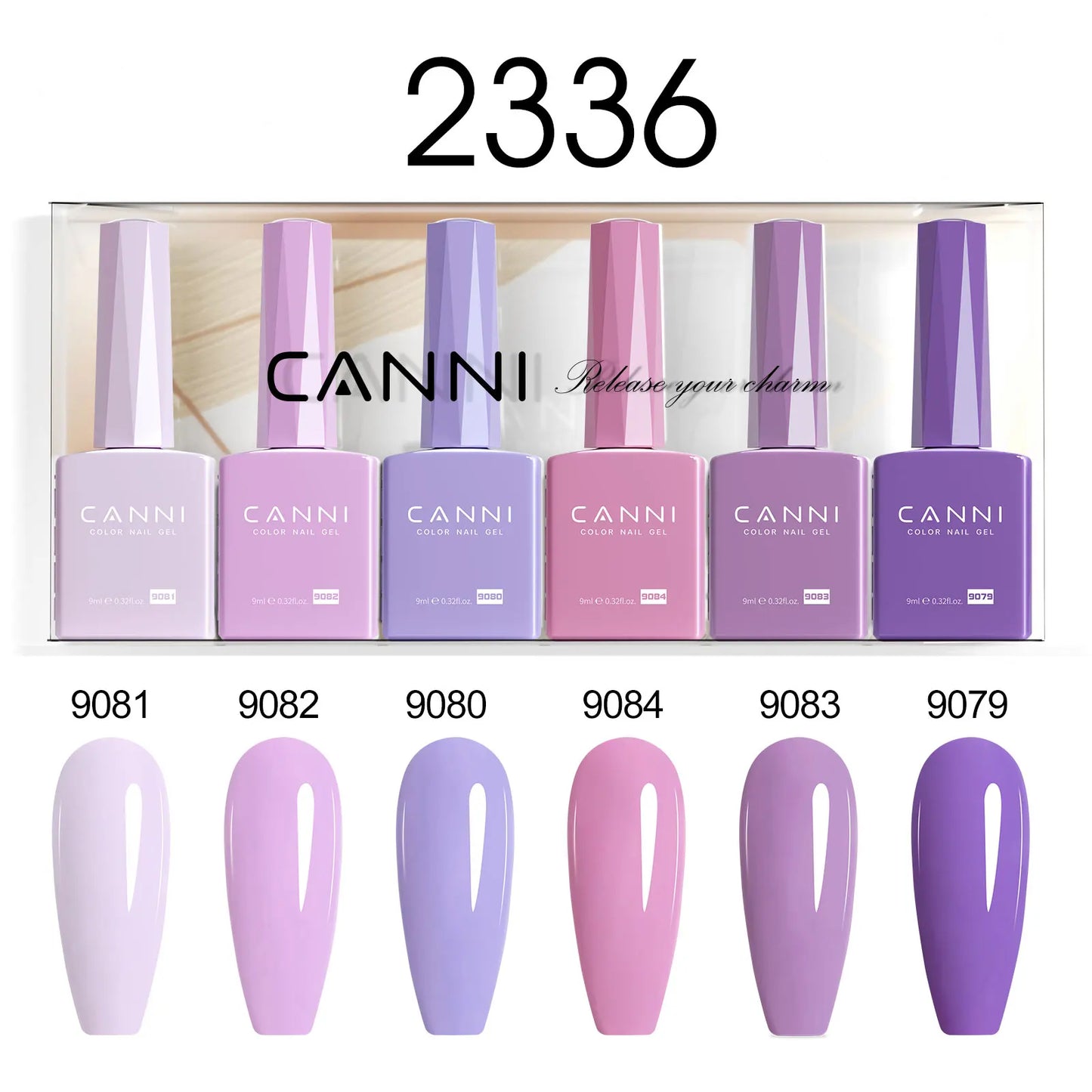 2/6pcs/kit CANNI HEMA FREE Nail Gel Polish Kit Semi Permanent