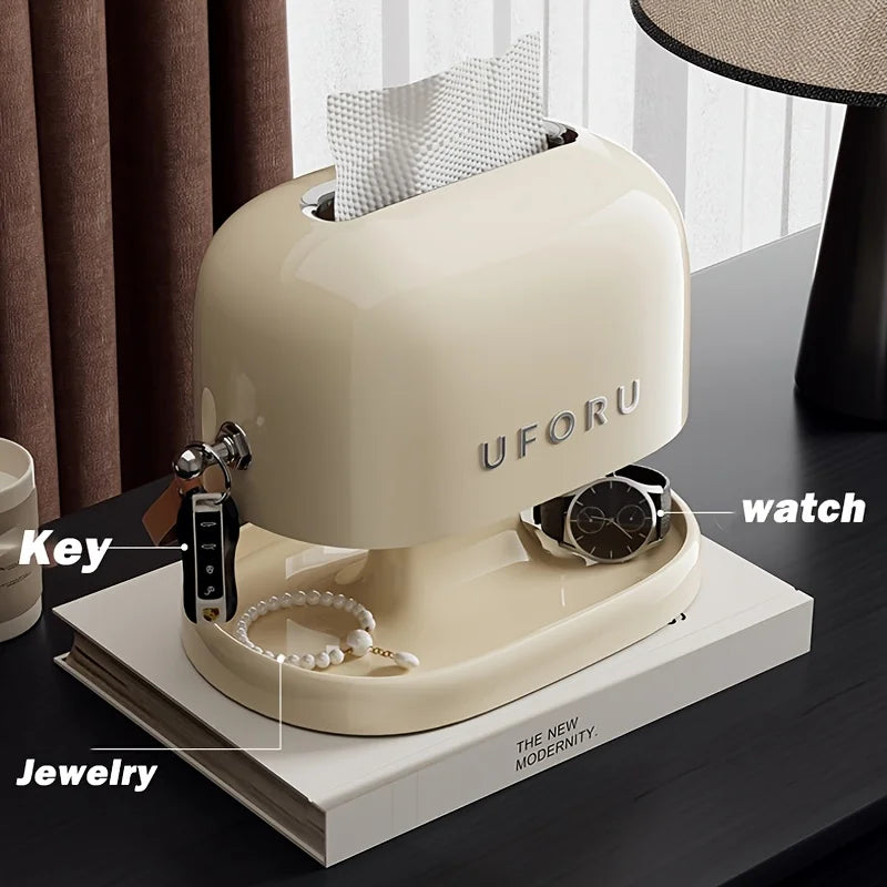 Retro Tissue Box Storage Container
