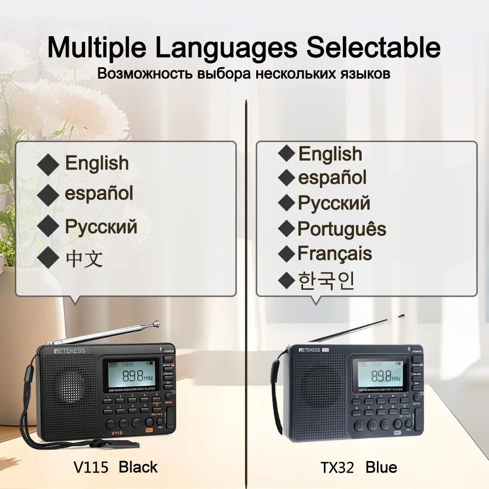 Retekess V115 Radio FM