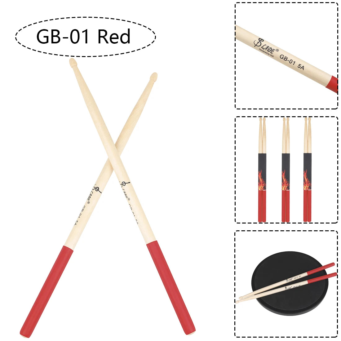 5AMaple Drum Sticks