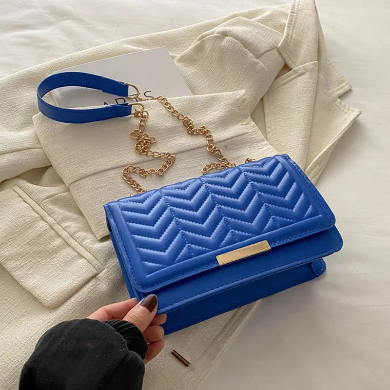 Striped Women's Shoulder Bag