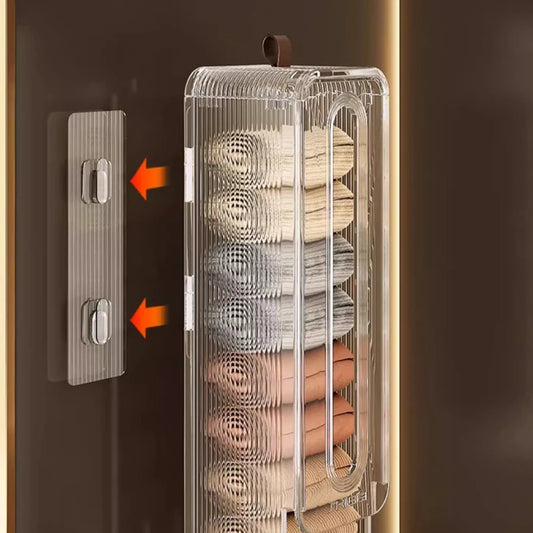 Wall-Mounted Underwear & Sock Storage Organiser