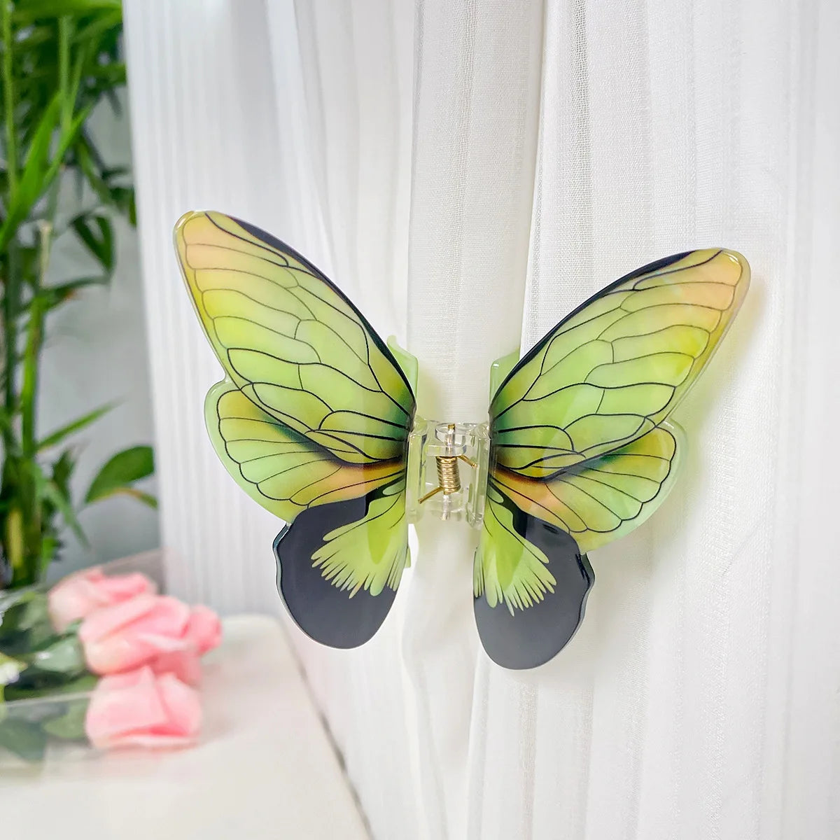 Muweordy Simulation Butterfly Hair Claw Clip