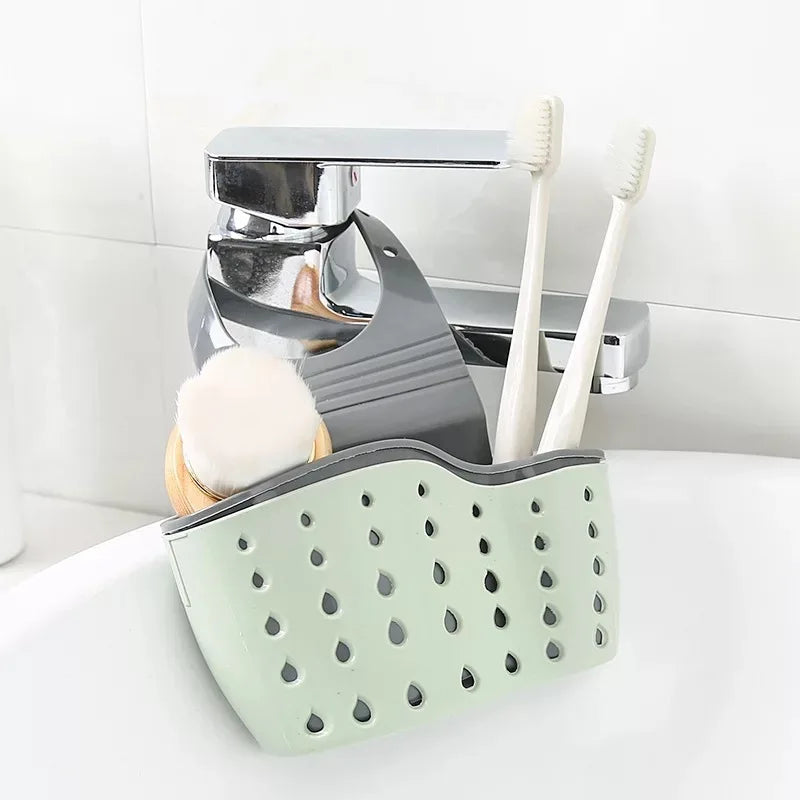 Double-Layer Sink Hanging Bag Rack