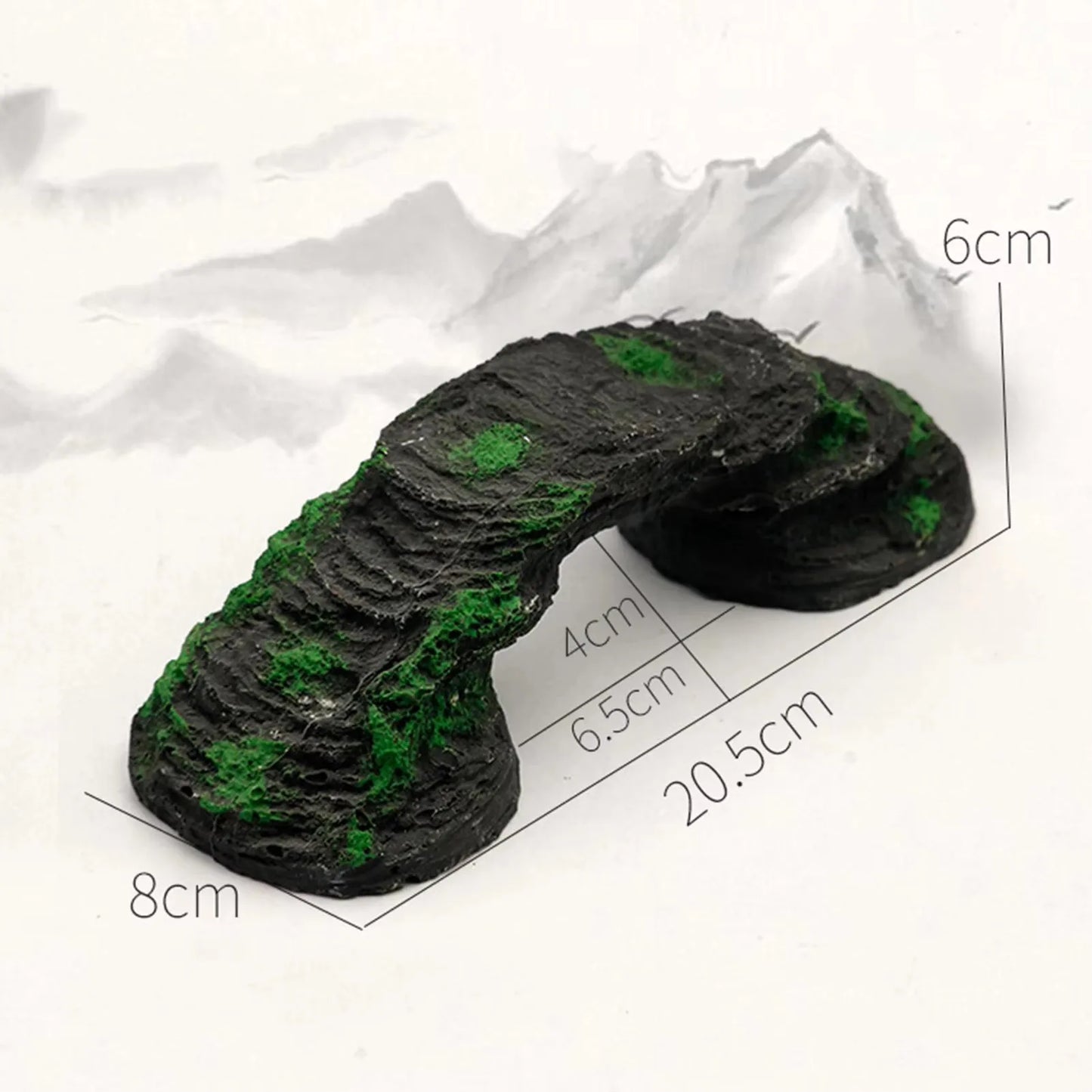 Fish Tank Artificial Bridge Resin Landscape Decoration