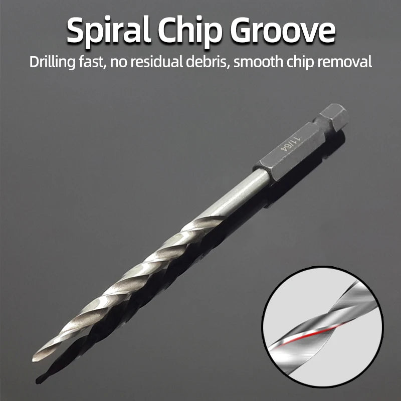 High Speed Steel Hex Shank Taper Drill Counter
