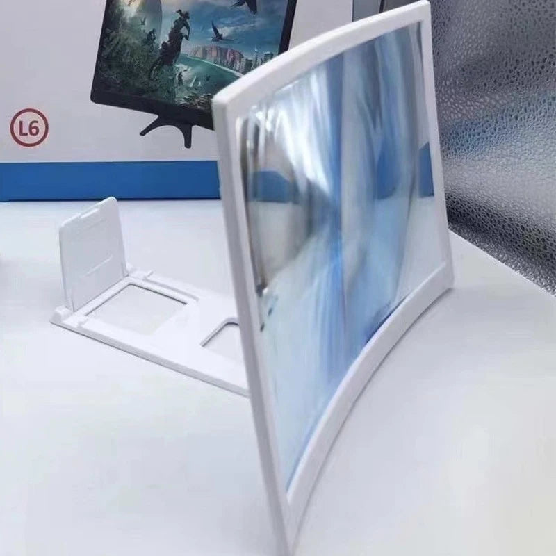 12-Inch HD Smartphone Screen Magnifier with Folding Stand