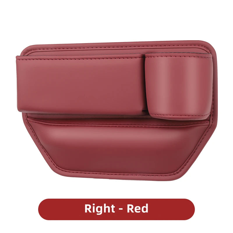 Leather Car Seat Gap Organizer Box