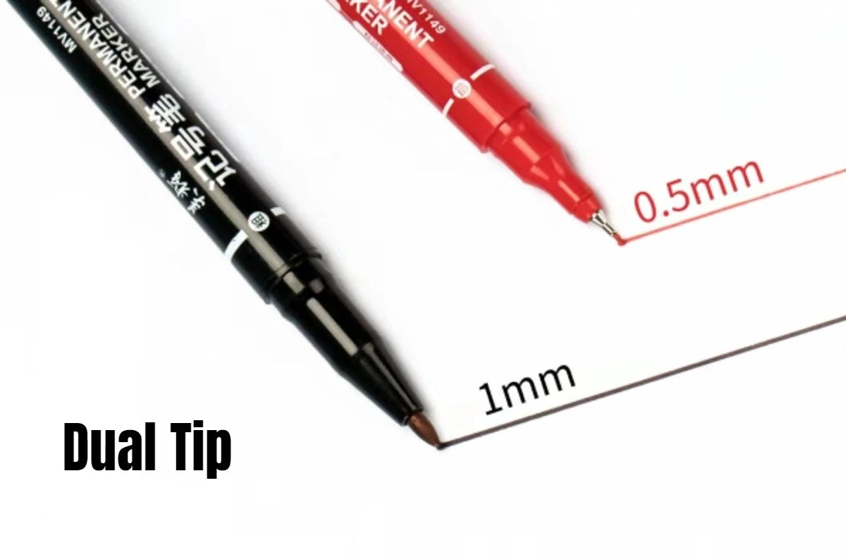 Gxin G-107 12PCS Colored Permanent Markerpen