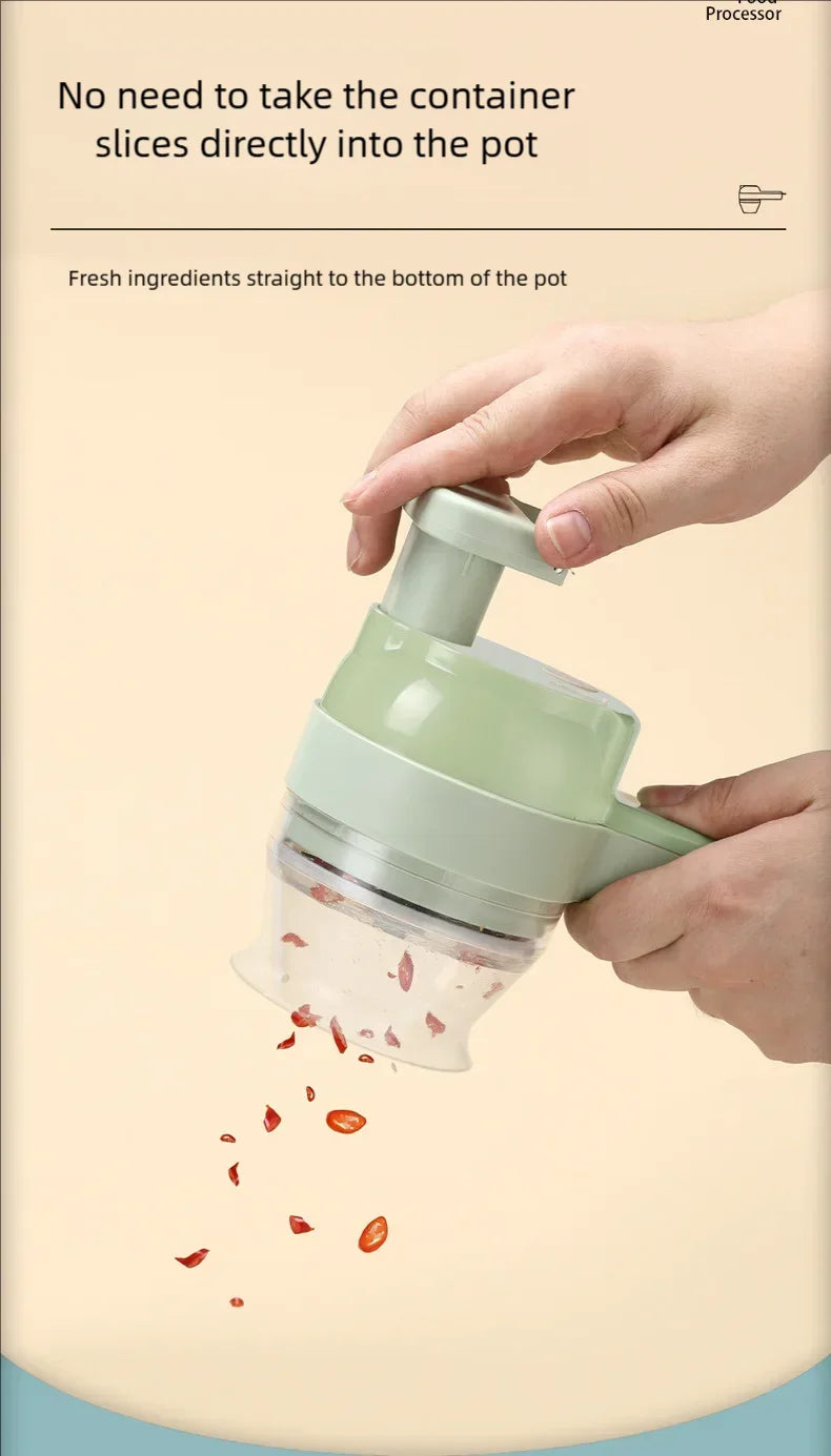 4In1 Electric Vegetable Cutter