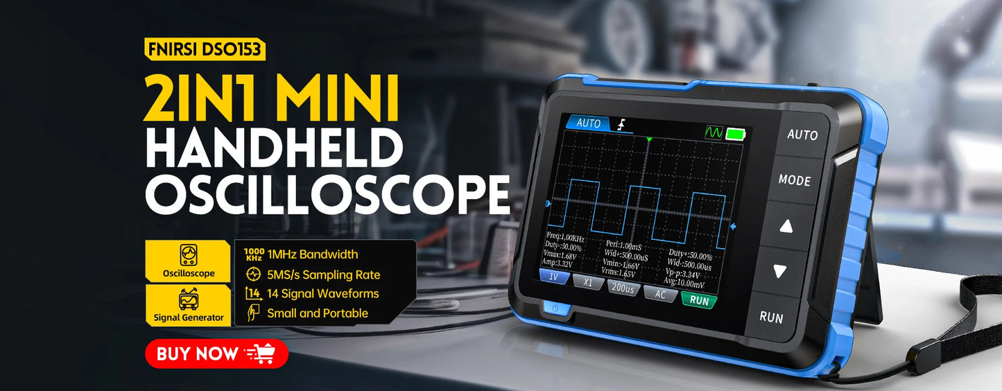 FNIRSI 1C15 Professional Digital Oscilloscope