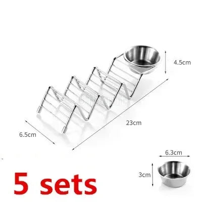 Stainless Steel Taco & Food Serving Rack