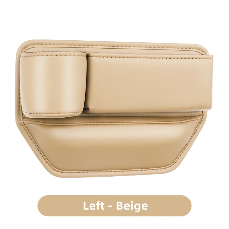 Leather Car Seat Gap Organizer Box