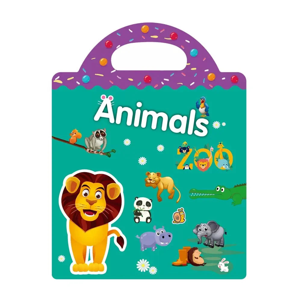 Kids Transportation Sticker Activity Book