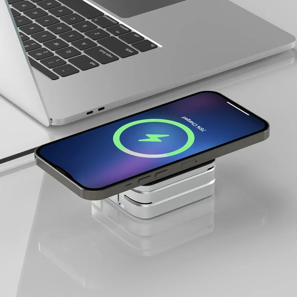 3 in 1 Wireless Charger Stand for IPhone 15 14 13 12 Samsung S23 S22 S21