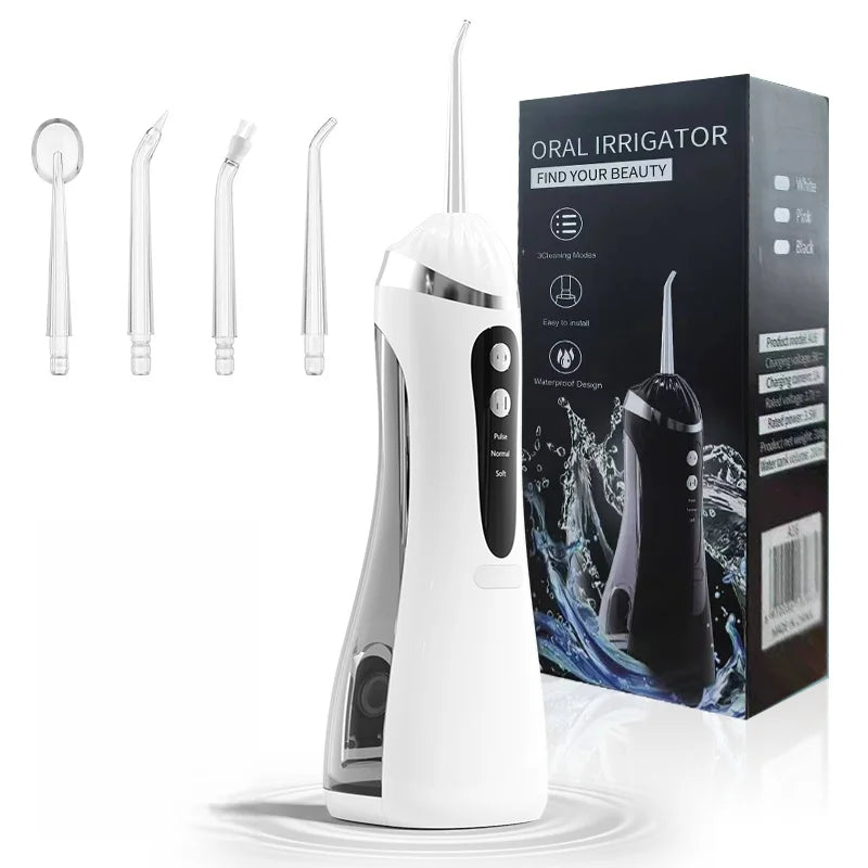 IPX7 Waterproof Rechargeable Dental Cleaner