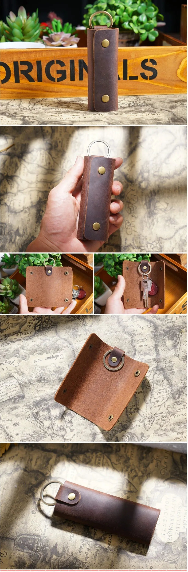 Genuine Leather Key Holder