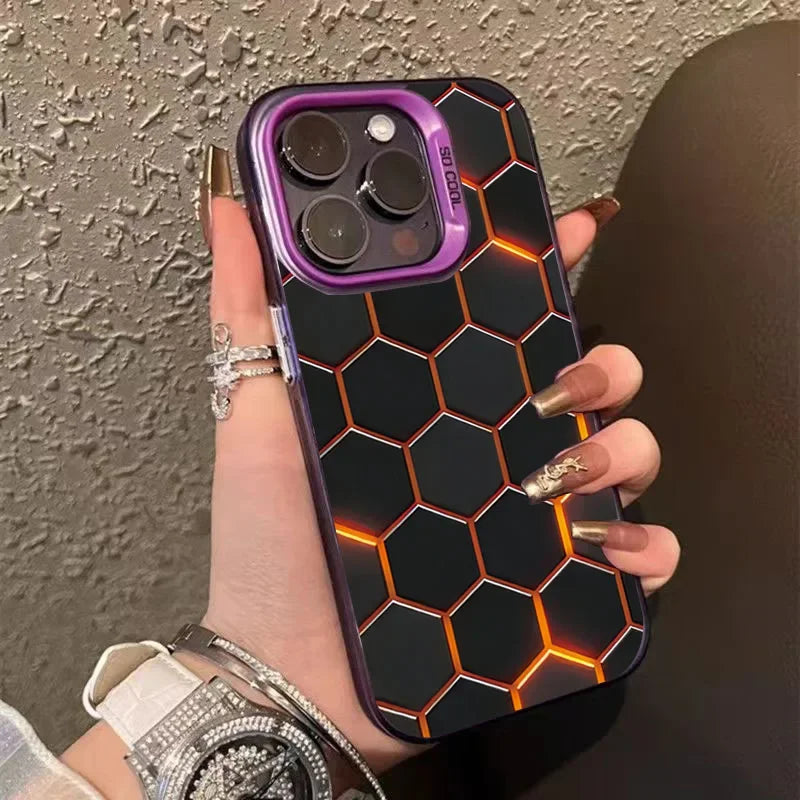 Building Design Laser Phone Case For iPhone