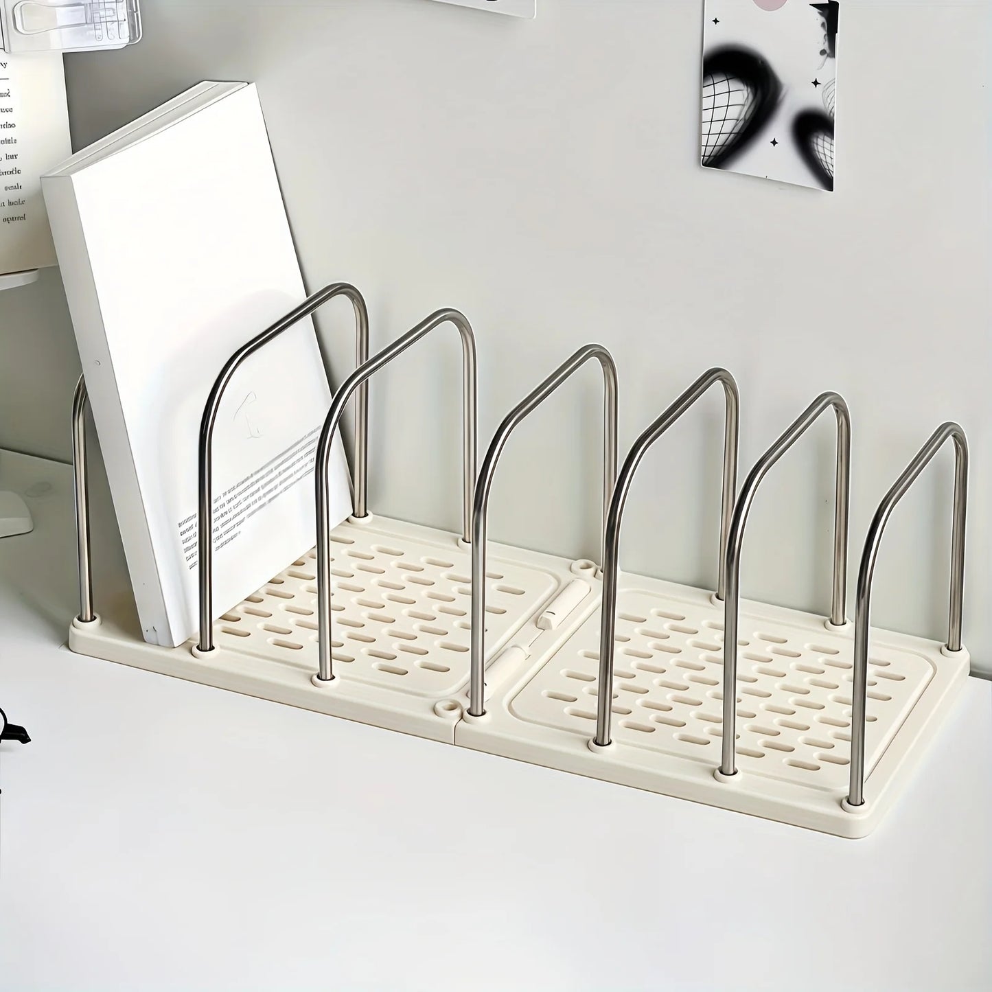 Minimalist Desktop File Organizer Rack