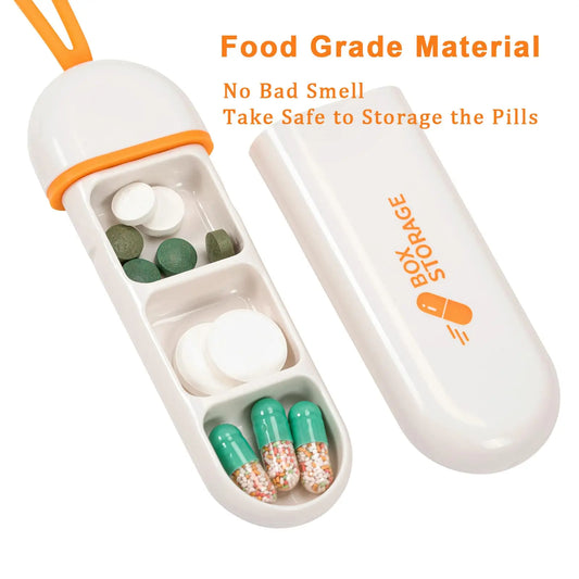 Travel Pill Organizer Case