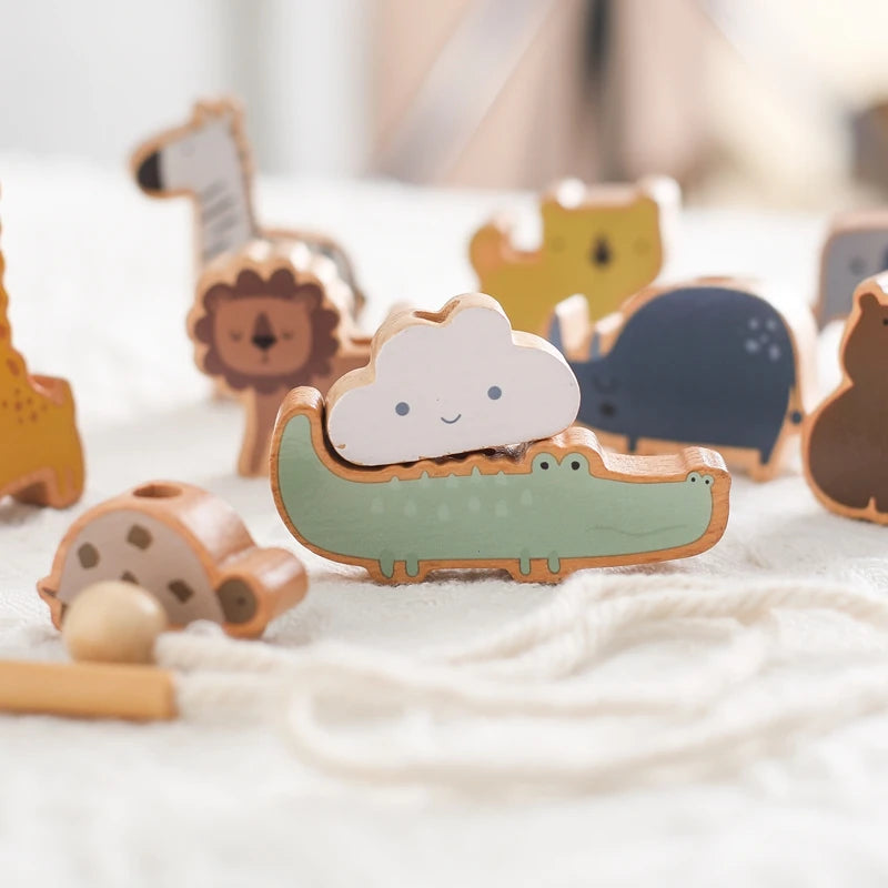 Baby Animal Threading Toy