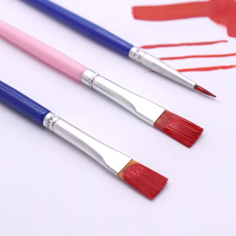 10Pcs/Set Fine Oil Painted Brush