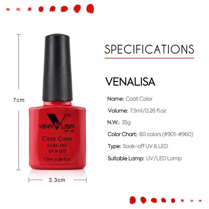 Venalisa Nail Color Gel Polish