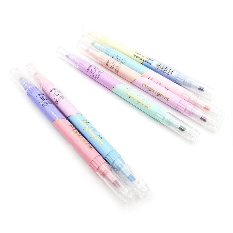KissButy 6Pcs/Set Highlighter Pen