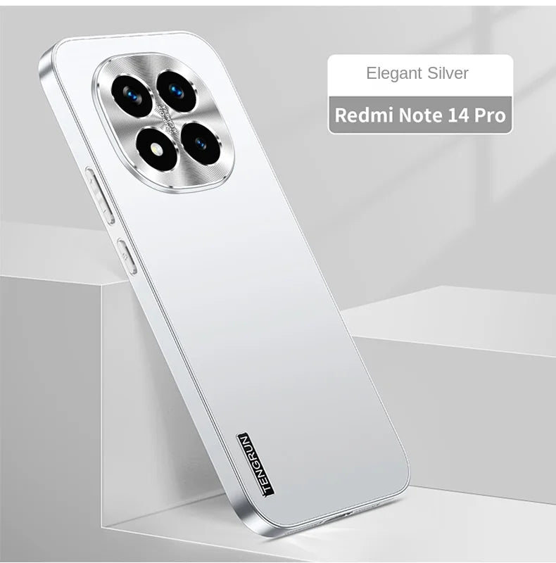 Matte Metallic Paint Shock Resistant Case For Redmi Note